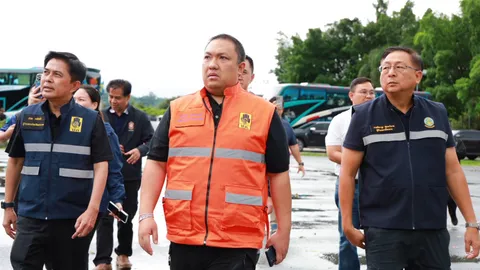 ปิดประตูเขื่อนขุนด่านฯ ชั่วคราว ลดปริมาณน้ำไหลเพิ่มเข้าท่วมตัวเมืองนครนายก
