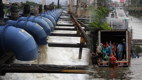 น้ำท่วม 2569 ไขคำตอบทำไมฝนหยุด แต่บางจุด กทม.ยังท่วมสูง ข้อจำกัดการสูบระบายน้ำ 