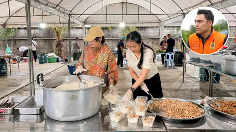 “เจเศรษฐ์” เปิดโรงครัวฮาลาลช่วยน้ำท่วม-“สุขสมรวย-สุชาติ-ศุภมาศ” ตะเวนเยี่ยมศูนย์พักพิง