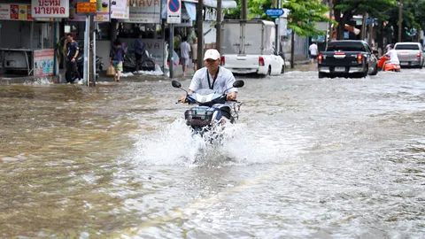 ไทยฮอนด้าดูแลลูกค้าน้ำท่วม ตรวจเช็กมอเตอร์ไซค์ฟรี เปลี่ยนอะไหล่ฟรีอีก 4 รายการ
