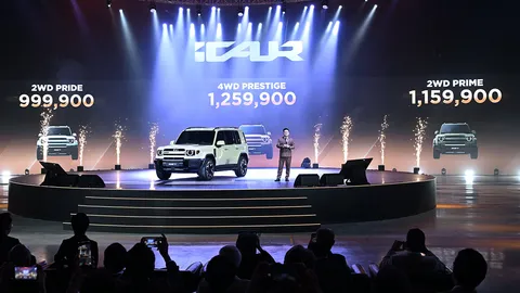 iCAUR เปิดตัวในไทย ส่งรถรุ่นเรือธง V27 REEV ลุยตลาด Premium Classic Boxy SU