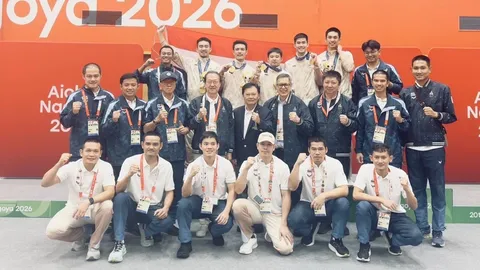 ตะกร้อไทยคว้าแล้ว 2 ทอง 1 เงิน เหลือลุ้นอีก 1 ทองส่งท้าย อชก.2026
