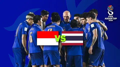 LIVE ดูบอลสด อินโดนีเซีย พบ ไทย บอลไทยวันนี้ (5 ต.ค.) 20.00 น. ฟีฟ่าอาเซียนคัพ 2026 นัดชิงชนะเลิศ