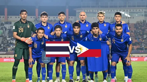 11 ตัวจริง "ทีมชาติไทย" VS "ฟิลิปปินส์" ฟีฟ่า อาเซียน คัพ 2026 