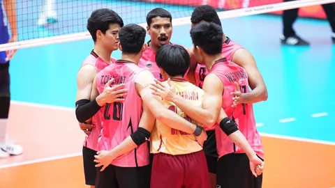 ผลวอลเลย์บอลสด “ตบหนุ่มไทย” พบ “อินเดีย” วอลเลย์บอลชาย “เอเชียนเกมส์ 2026” รอบชิงอันดับที่ 5