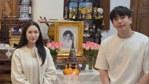 แอฟ ทักษอร ทำบุญครบรอบคุณพ่อจากไป 3 ปี นนกุล อยู่เคียงข้างไม่ห่าง