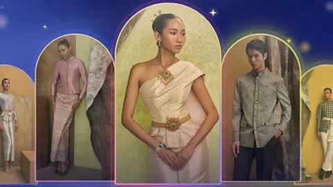 นุ่งผ้าไทยไปสามย่านมิตรทาวน์! งาน "ถักทอกาลเวลา" เปิดเวทีแฟชั่นโชว์ชุดไทย
