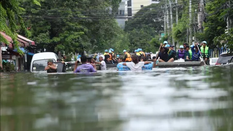 ปภ.โอนเงินน้ำท่วม รวม 10,453 ครัวเรือน 9 ต.ค.นี้ วงเงินกว่า 94 ล้าน เตือนบัญชีต้องผูกพร้อมเพย์ 
