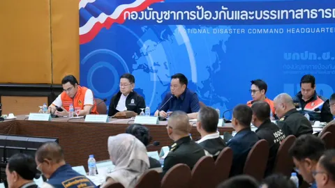 “อนุทิน” ประชุมร่วมผู้ว่าฯ ภาคใต้ สั่งการ 7 แนวทางรับมืออุทกภัยจากฝนตกหนัก