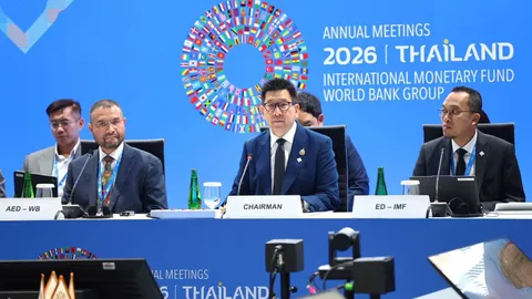 “เอกนิติ” ถกรับมือความเสี่ยงเศรษฐกิจโลก-AI กับ ผู้ว่าการ IMF–World Bank กลุ่มอาเซียน