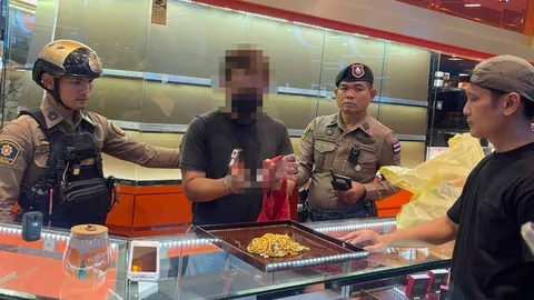 ฝากขังชิงทอง บุกเดี่ยวจนมุม ได้คืนครบ 54 บาท