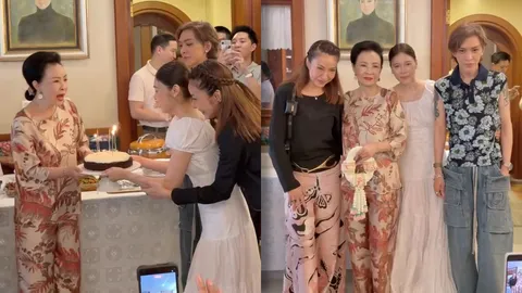 “ดัง พันกร” และครอบครัว ฉลองวันเกิด "คุณหญิงกอแก้ว" รวมตัวบ้าน “บุณยะจินดา” พร้อมหน้า