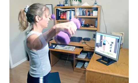 สนุกสนานกับการ ออกกำลังกายในบ้าน