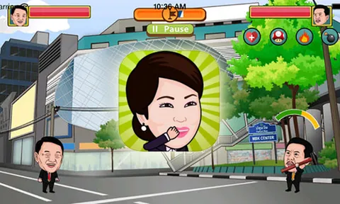 ฮิตติดลมบน 'ThaiFight'...เกมล้อเลียนนักการเมือง