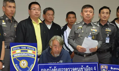 'ตม.' รวบแก๊งชาวจีนทำทีให้ดูน่าสงสารเรี่ยไรเงิน