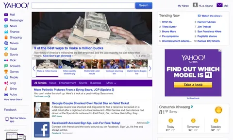 พบโฆษณาบน Yahoo โดนมัลแวร์เจาะจาวาสคริปต์