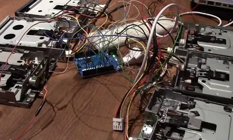 หนุ่มมะกันเจ๋ง นำฟล็อปปี้ไดรฟ์มาเล่นดนตรี ธีม Star Wars