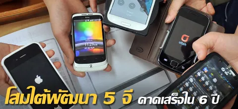 โสมใต้พัฒนา 5 จี คาดเสร็จใน 6 ปี