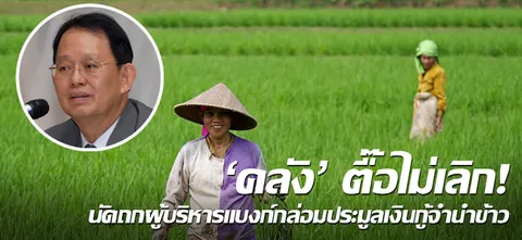 'คลัง' ตื๊อไม่เลิก! นัดถกผู้บริหารแบงก์ กล่อมประมูลเงินกู้จำนำข้าว