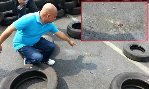 ด่วน!เสียงคล้ายระเบิดที่สะพานมัฆวาน ผู้ชุมนุม-นักข่าวเจ็บ2