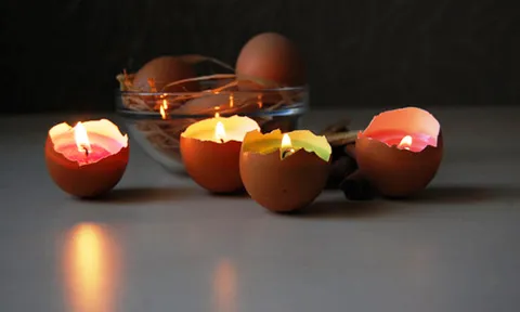 เก๋ไก๋ยกกำลังสอง! สุดครีเอทกับ'เทียน'จำลองเหมือนจริง 