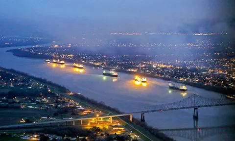 ปิดแม่น้ำมิสซิสซิปปี 105 กม. สกัดน้ำมันรั่ว