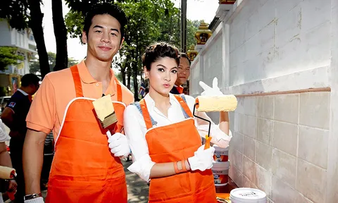 "มาร์กี้”ขอแต่งกับงานหนีบ"เป๋า" ทำความดีทาสีให้วัด