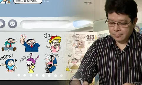 เสียงตอบรับสติกเกอร์ไลน์ 'ขายหัวเราะ' (ชมคลิป)