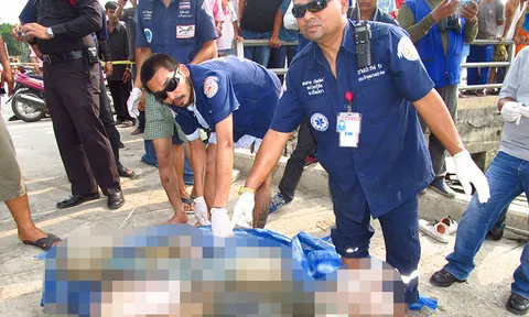 ฆ่าโหดสาวนิรนามเปลือย มัดถ่วงน้ำบางปะกง