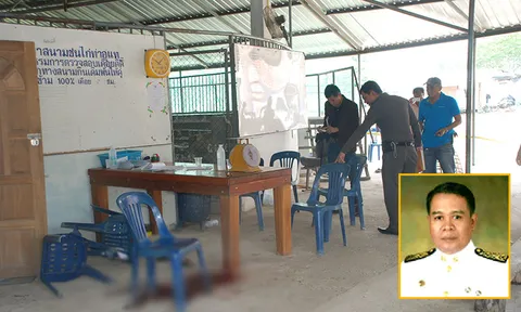 จ่อยิงนายกอบต. ดับคาสนามชนไก่ 