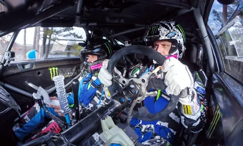 กล้องโกโปรคว้า 'เคน บล็อค' ท้าดริฟต์ในงานมอเตอร์โชว์2014