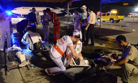 สนามบินเชียงใหม่ ซ้อมเผชิญเหตุเครื่องบินไถลหลุดรันเวย์  
