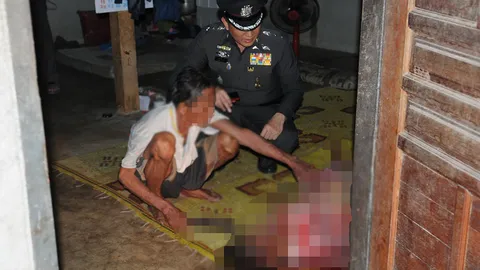 ฆ่าเมียขี้เมา จับมัดตราสัง