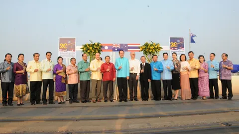 'หนองคาย'ควง 3 ประเทศ ฉลอง 20 ปี สะพานมิตรภาพไทย-ลาว