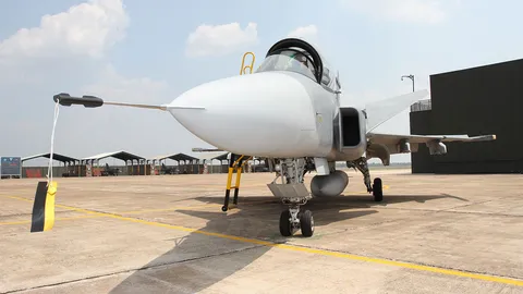 ผู้ชายเหงาๆ เหินฟ้าเยี่ยมฝูงบินกริพเพน ถึงถิ่นฉลามขาว