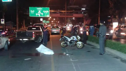 คนร้าย ควบจยย.ไล่ยิงวัยโจ๋ดับ 1 เจ็บ 2 ราย คาถนนพหลโยธิน