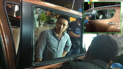'เบนซ์-มิค'สุดเซ็ง! เจอทุบกระจกรถ สูญทรัพย์นับแสน