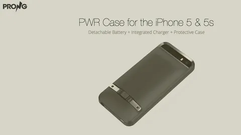 ลืมสายชาร์จ! ไอโฟน5 นั่นเรื่องเล็ก เคสพาวเวอร์แบงก์ติดปลั๊กมาแล้ว