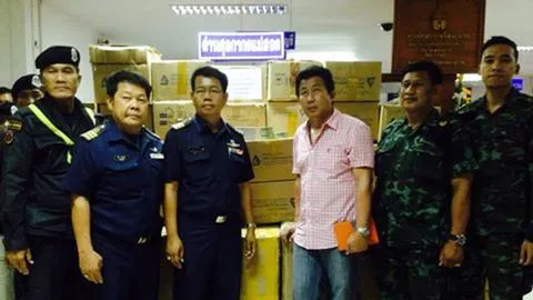 ยึดยา‘ซาแนก’ล้านเม็ด ขนผ่านแดน-สงสัยผสมยาบ้า