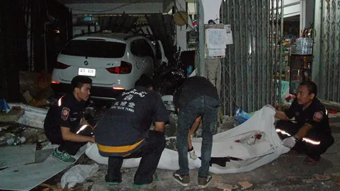 ขับบีเอ็ม-ไล่ชน โจรชิงทรัพย์ดับ