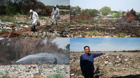 ไฟไหม้บ่อขยะแพรกษาดับแล้ว โล่ง!ไม่พบมลพิษปนเปื้อน