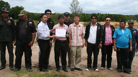 ดีเอสไอลงพื้นที่พังงา ยืนยันพิกัดผู้ต้องหาคดีรุกป่าดูดทราย