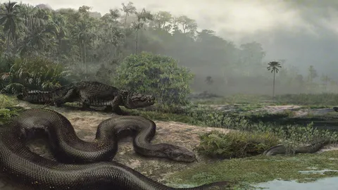 โลกเคยมีพญางู ลำตัวยาว 50 ฟุต