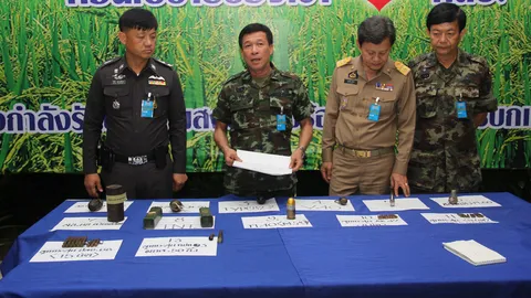 ผงะ! ทุบกำแพง รร.ร้างเชียงราย พบระเบิดซุกอื้อ