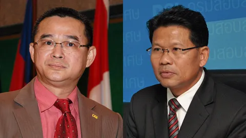 'เรืองไกร-คารม' เข้ารายงานตัว คสช. ที่สโมสร ทบ.เทเวศร์ แล้ว 