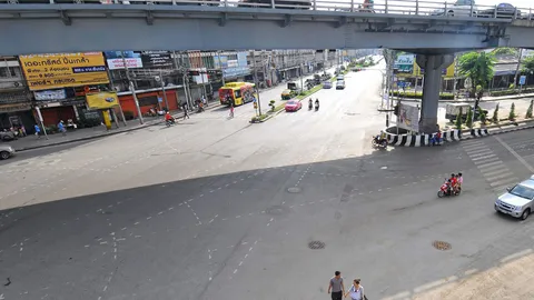 คืนนี้ปิดจราจรแยกบางพลัด สายสีน้ำเงินขึ้นลงเครื่องจักร