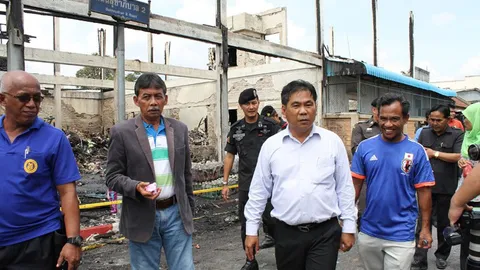 'ผู้ว่าฯ ยะลา' มอบเงิน 1 ล้าน-เยียวยาเหยื่อระเบิดไฟไหม้ร้านชำ