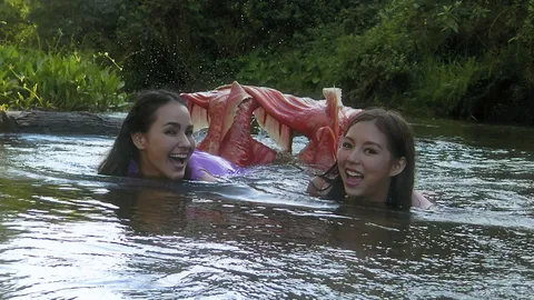 ‘แก๊งเงือก’แตกกระเจิง! เจอ“ตุ๊กแก”บุกกองถ่าย