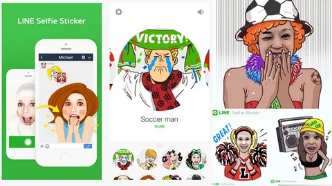 โชว์ไอเดียบรรเจิด สติกเกอร์หนึ่งเดียวในโลก! ด้วย LINE Selfie Sticker