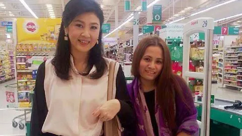  ภาพ'ยิ่งลักษณ์'เดินห้าง โผล่เฟซบุ๊กอีก ทีมงานปัดไม่รู้ของใคร